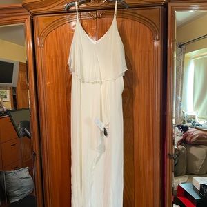 Long white sun dress